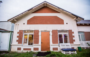 Просторный лофт с верандой и внутренним двориком