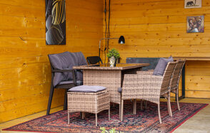 Просторный лофт с верандой и внутренним двориком