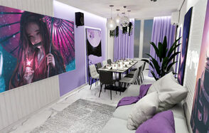 Дримлофт. Дизайнерский лофт-зал в белом оформлении