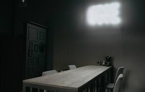 Bright hall in loft style