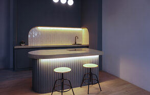 Лофт в современном стиле с кухней