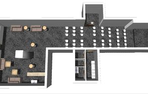 Светлый просторный зал