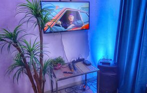 Двухуровневый лофт с растениями