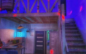 Двухуровневый лофт с растениями