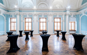 Светлый зал в классическом стиле