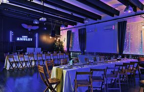 Просторный лофт с грилем и верандой