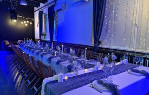 Лофт со сценической аппаратурой, грилем и верандой