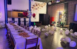 Лофт со сценической аппаратурой, грилем и верандой