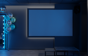 Детройт. Яркий лофт в синих тонах