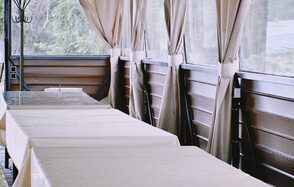 Беседка на берегу Волги