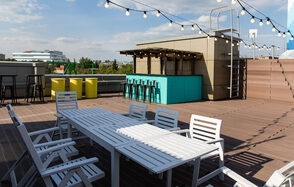 Атмосферное лофт-пространство с выходом на веранду