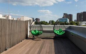 Атмосферное лофт-пространство с выходом на веранду