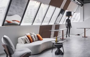 Мусс Лофт. Светлый лофт с верандой на крыше