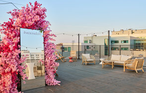 Мусс Лофт. Светлый лофт с верандой на крыше