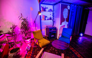 Дизайнерское двухуровневое пространство