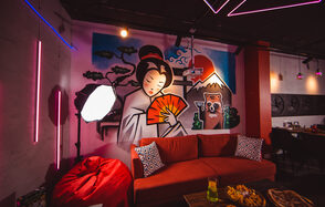 Лофт-зал в японском стиле