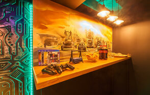 Футуристический лофт-зал