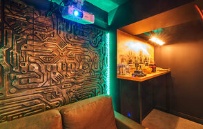 Футуристический лофт-зал