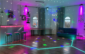 Уютное светлое пространство круглой формы