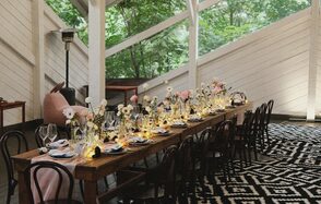 Банкетный зал в усадьбе Лесной берег