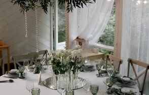 Банкетный зал в Усадьбе Лесной берег