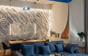 Зал Сицилия. Современный лофт-зал с высокими потолками