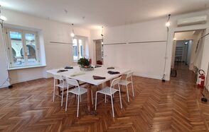 A showroom in central Milan