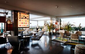 Terrace with a view in San Babila