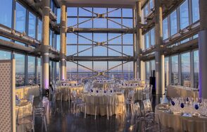 Skyscraper and panoramic terrace