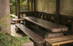 Беседки в парке Кусково