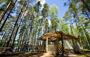 Тамага возле реки на 8 человек — «Серебряный бор»