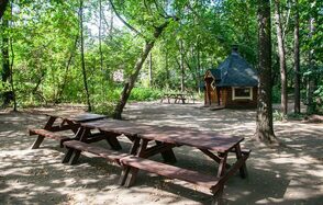 Кемпинговая зона на Путяевских прудах парка Сокольники