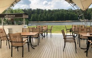 Шатер 100 кв.м близ воды