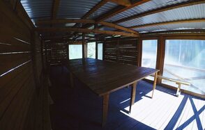 Большая летняя беседка вместимостью до 35 человек в Озерках