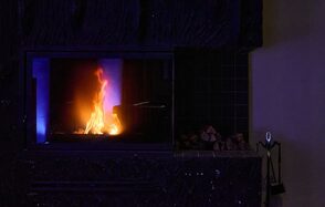 OMEGA LOFT. Лофт с террасой и камином 