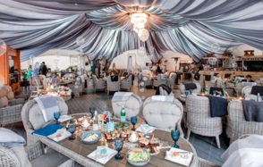River club Moscow. Шатер для банкета