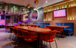 Банкетный зал в ресторане Цапля