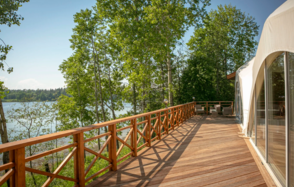 Имение Богатыри. Панорамный банкетный зал за городом