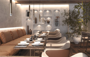 Ама. Банкетный зал с дизайнерским интерьером 