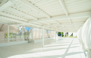 Большой шатер для банкета в яхт-клубе "Галс" 