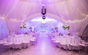 Villa Arcobaleno. Банкетный шатер с панорамным остеклением