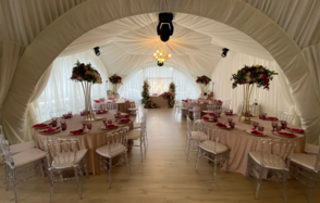 Villa Arcobaleno. Банкетный шатер с панорамным остеклением