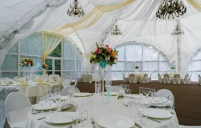 Белоснежный шатер в Санатории Левиталь