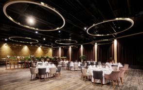 Ассамблея. Банкетный зал с современным интерьером 