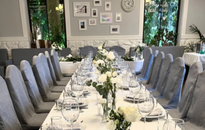 Vintage. Банкетный зал со светлым интерьером