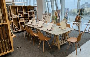 Огороженная художественная лофт-студия