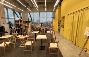 Художественная лофт-студия под закрытие