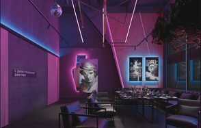 Лофт в индустриальном стиле с верандой на крыше