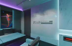 Лофт с морской атмосферой с верандой на крыше