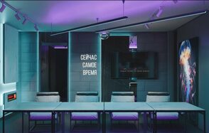 Лофт с морской атмосферой с верандой на крыше